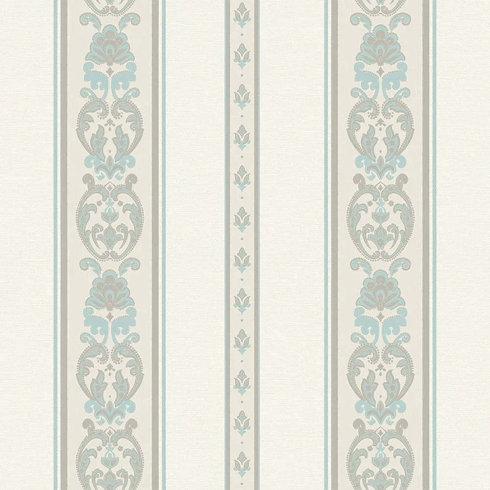 Cream Embossed Wallpaper – Timeless Damask (6803-4)